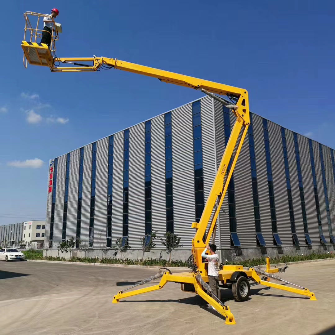 14m towable articulating boom lift 14m towable articulating boom lift aerial work platform Lift