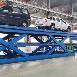 Electric Mechanical In ground floor used home garage scissor hydraulic car lift for service station