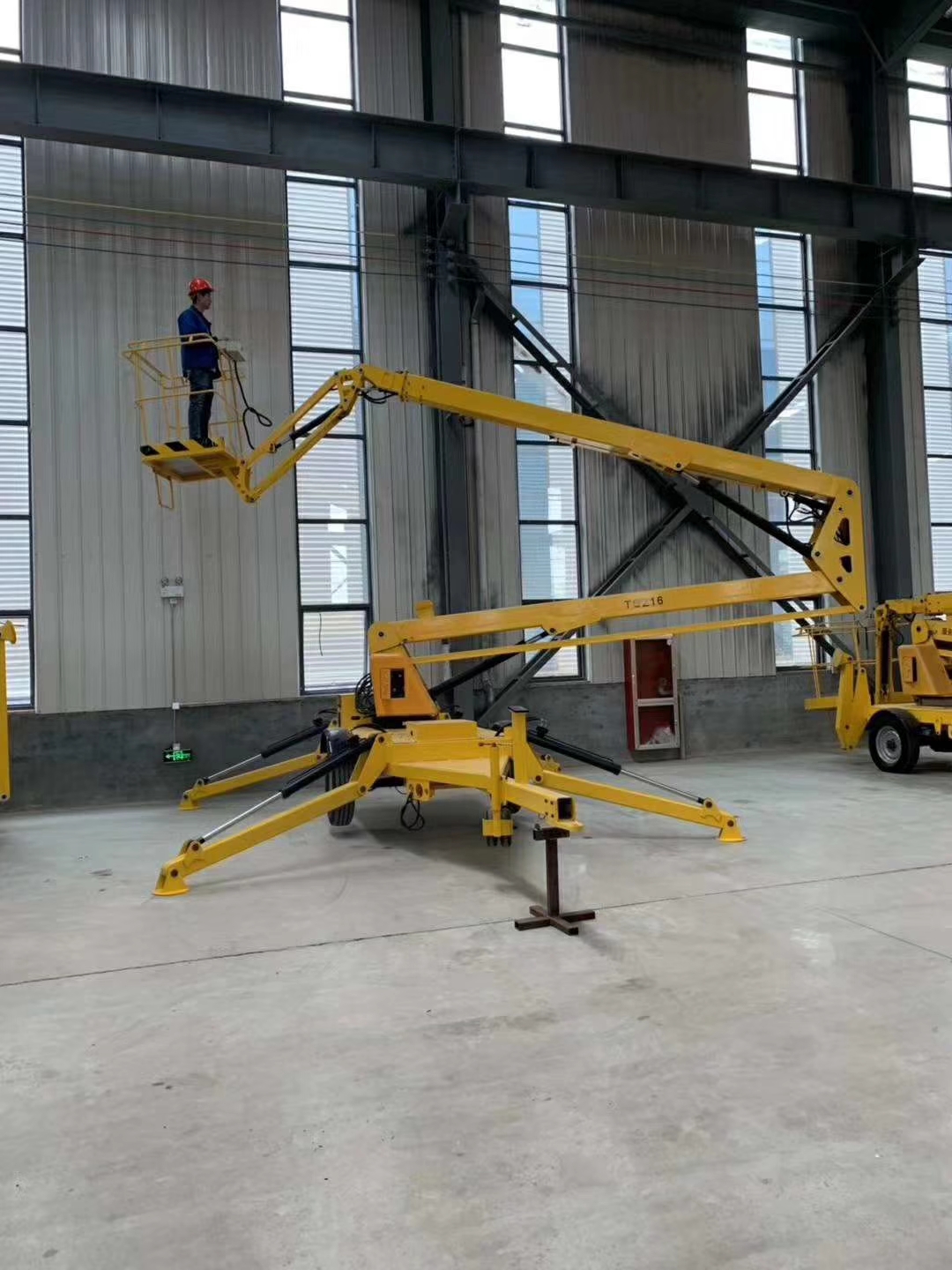 truck boom lift (30) 16m trailer mounted articulating boom lift aerial platform man lift