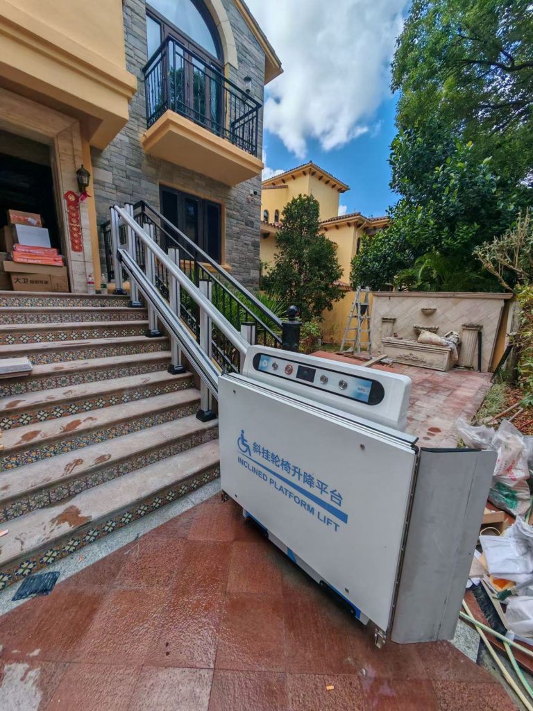 Inclined Wheelchair Lift Handicap incline Platform Lifts (16)